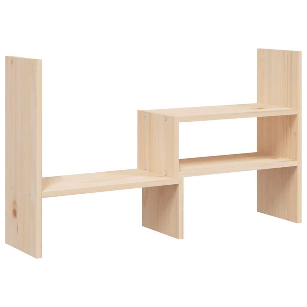 Vidaxxl Monitorständer (39-72) x 17 x 43 cm aus massivem Kiefernholz