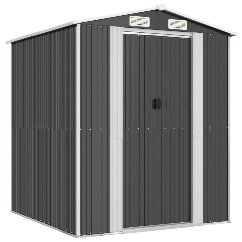 VidaXL Gartenhaus 192x191x223 cm verzinkter Stahl Anthrazit