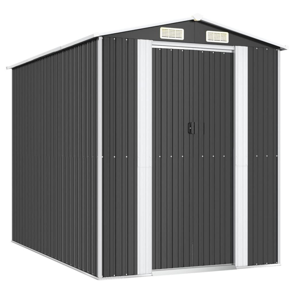 VidaXL Gartenhaus 192x274x223 cm verzinkter Stahl Anthrazit