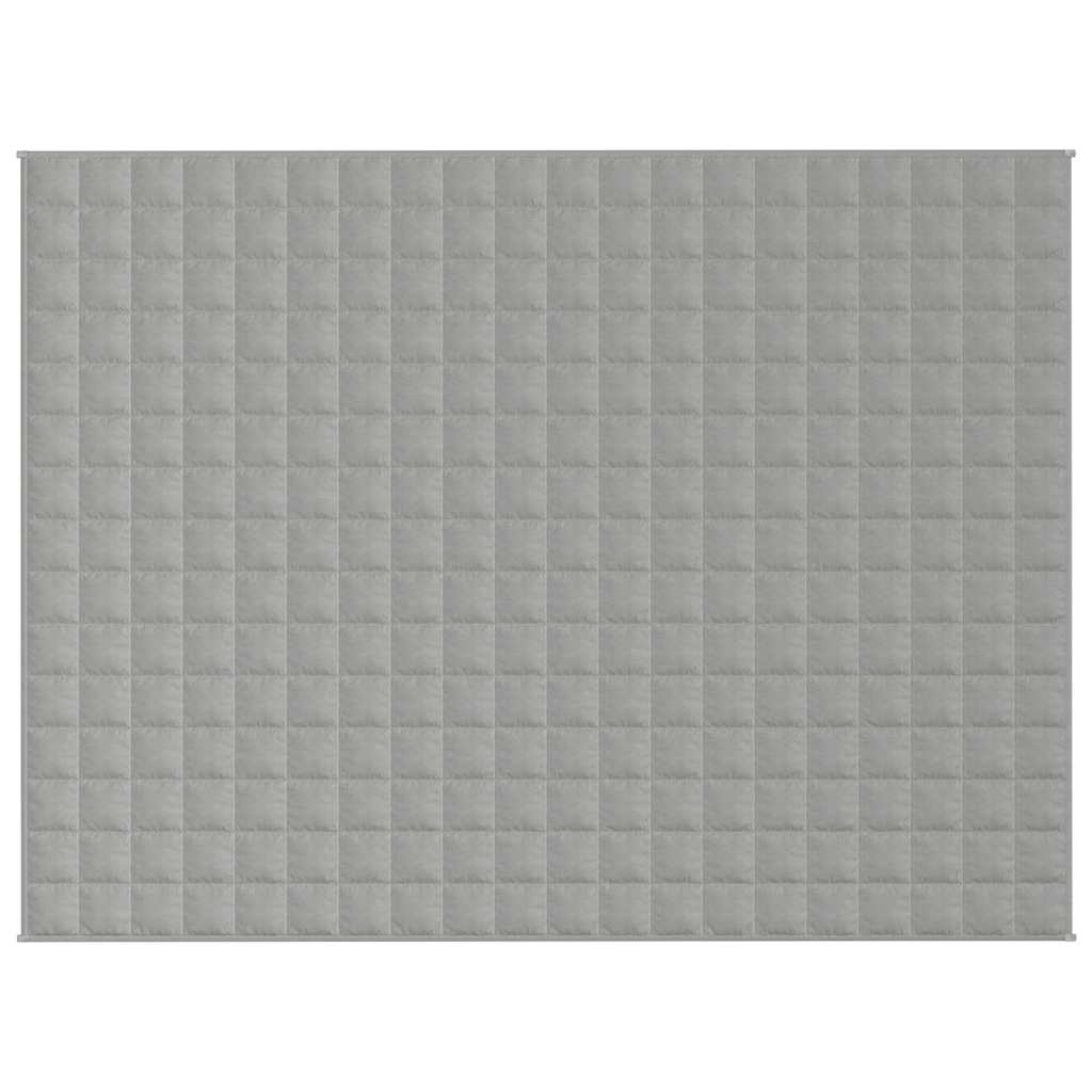 Vidaxx Gewichtsdecke 150x200 cm 11 kg Stoff grau