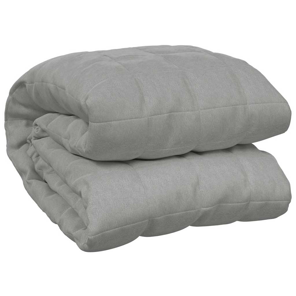 Vidaxx Gewichtsdecke 155x220 cm 11 kg Stoff grau