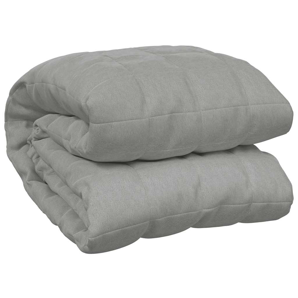 Vidaxx Gewichtsdecke 200x225 cm 13 kg Stoff grau