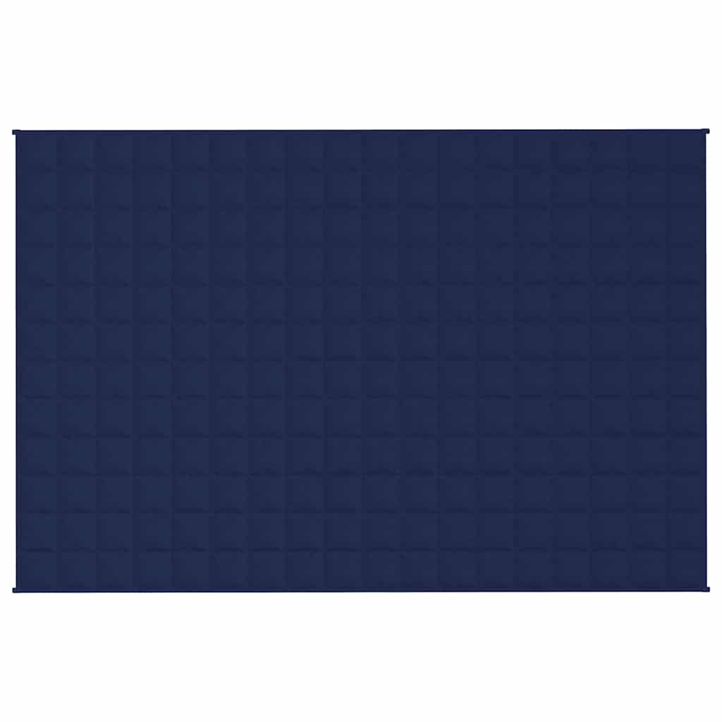 Vidaxx Gewichtsdecke 120x180 cm 9 kg Stoff blau