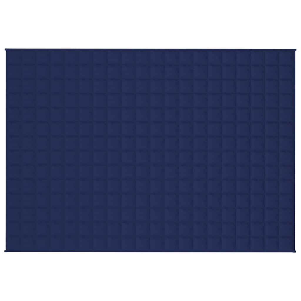 Vidaxx Gewichtsdecke 138x200 cm 10 kg Stoff blau