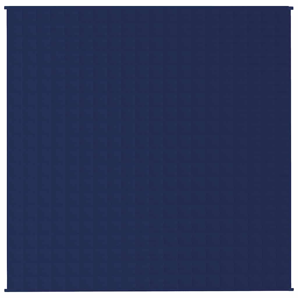 Vidaxx Gewichtsdecke 200x200 cm 9 kg Stoff blau