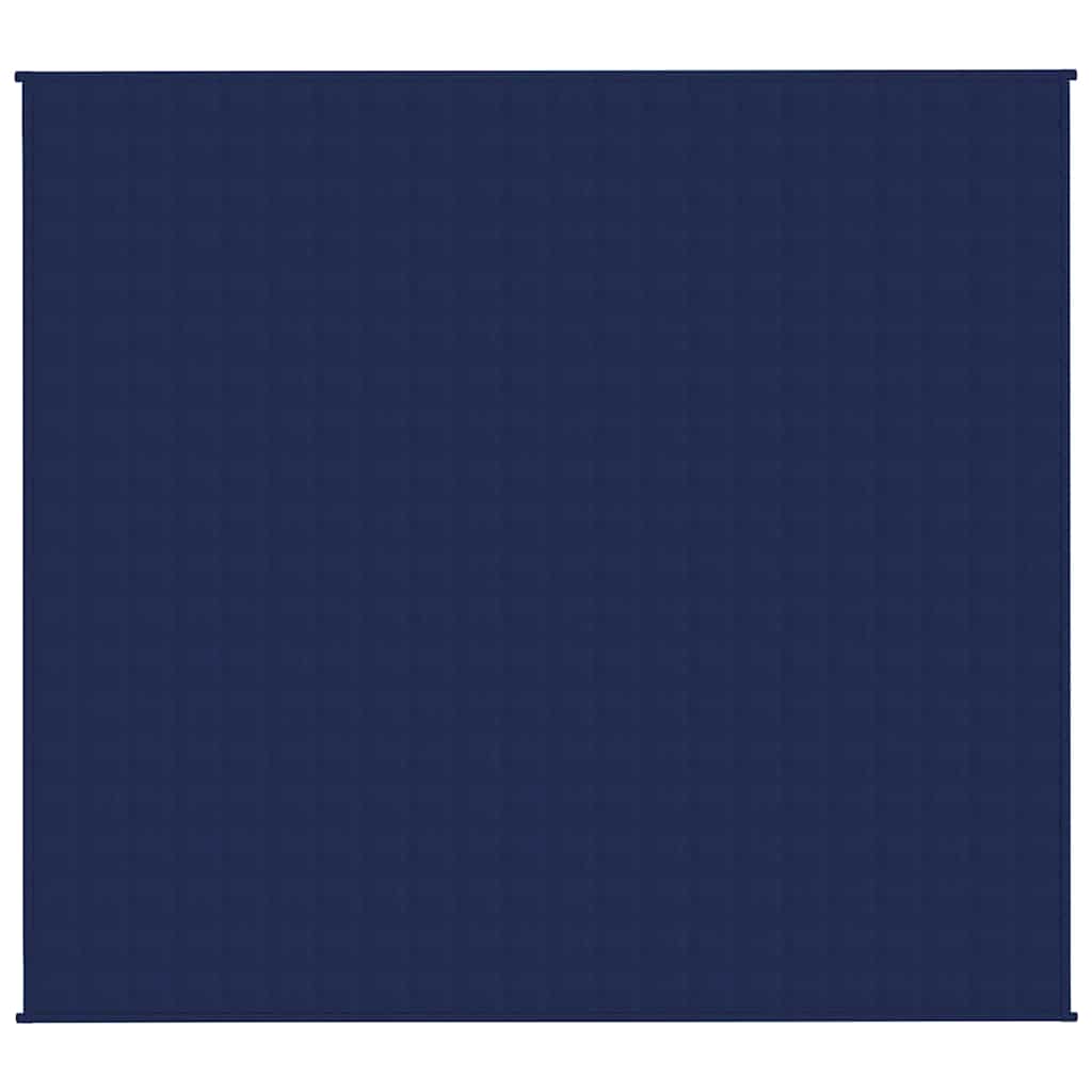 Vidaxx Gewichtsdecke 200x225 cm 13 kg Stoff blau