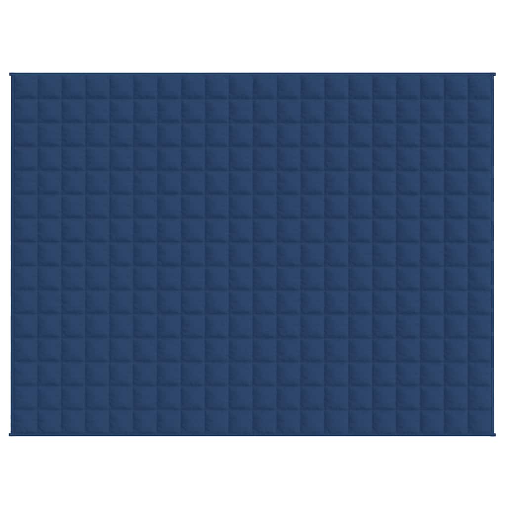 Vidaxx Gewichtsdecke 150x200 cm 11 kg Stoff blau