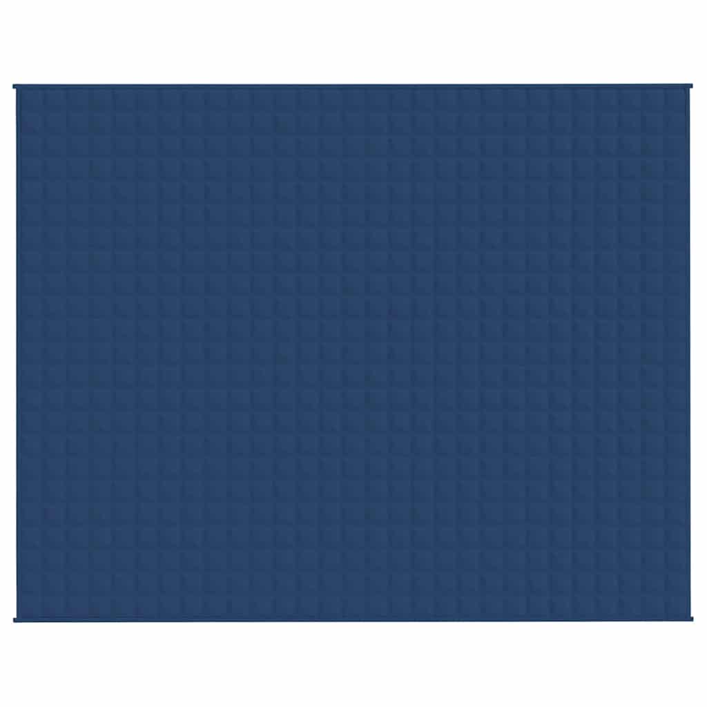 Vidaxx Gewichtsdecke 235x290 cm 11 kg Stoff blau
