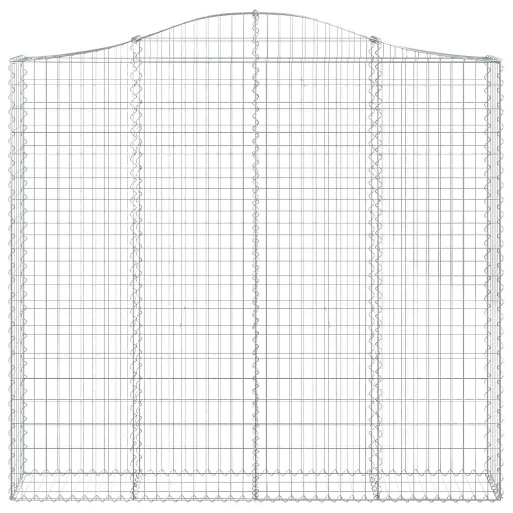VidaXL Gabionengewölbe 200x30x180 200 cm aus verzinktem Eisen