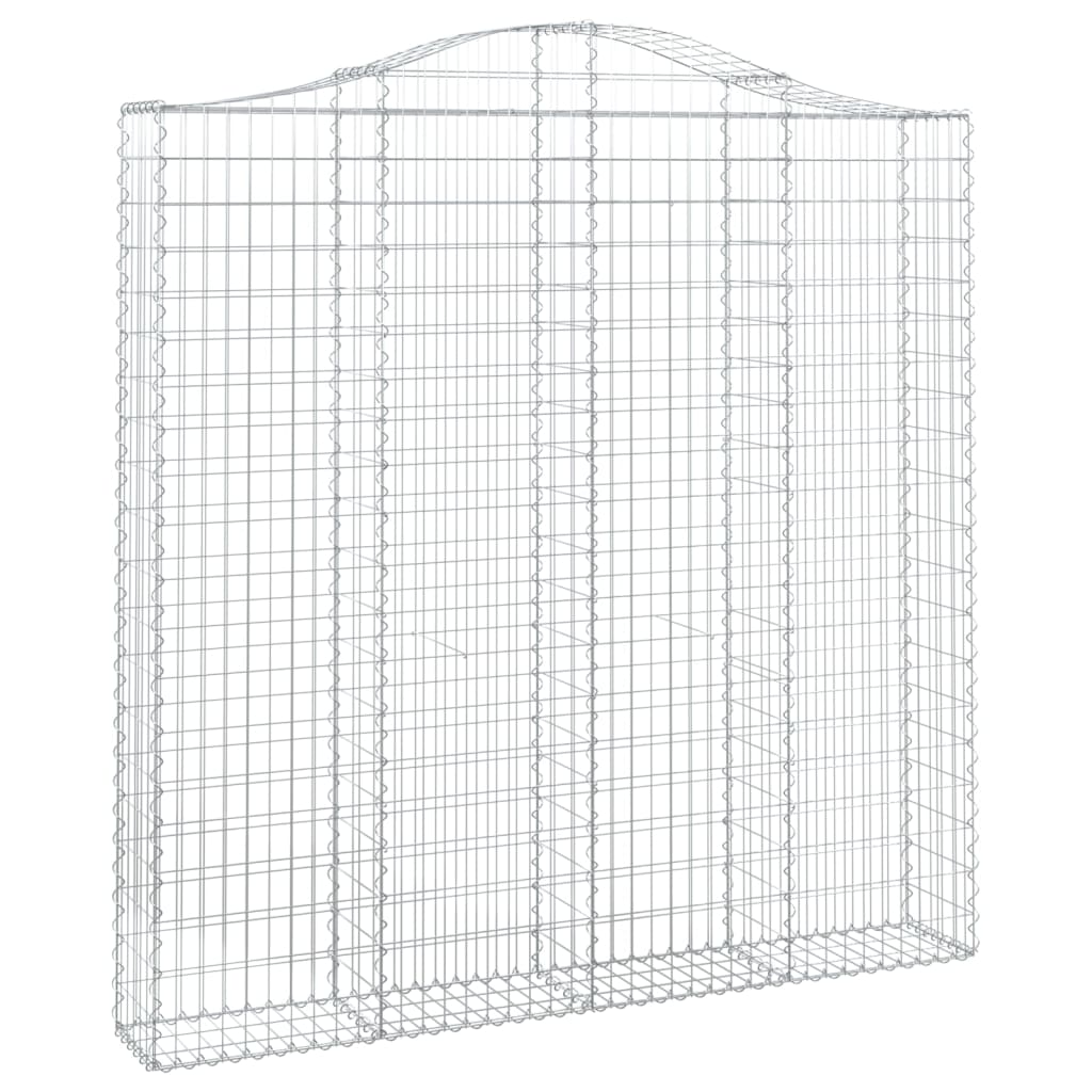 VidaXL Gabionengewölbe 200x30x200 220 cm aus verzinktem Eisen