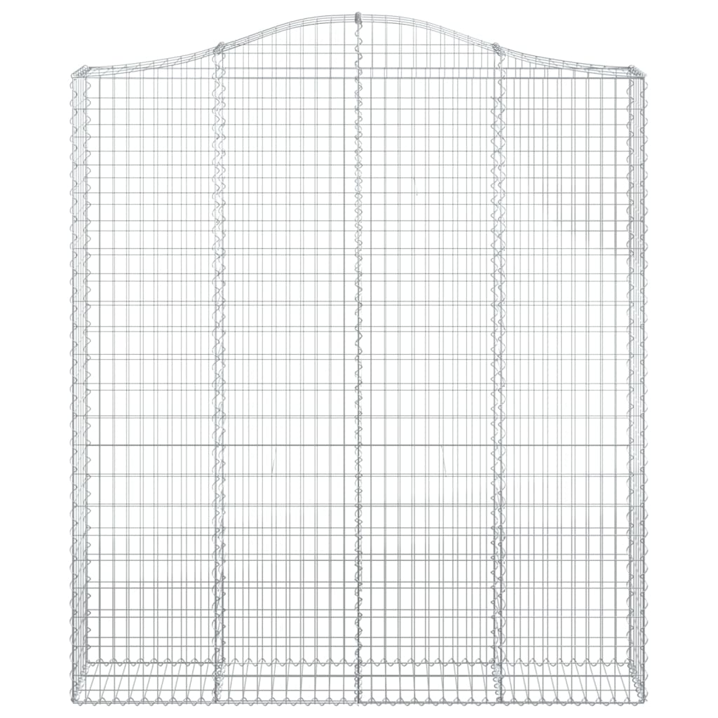 VidaXL Gabionengewölbe 200x30x220 240 cm aus verzinktem Eisen