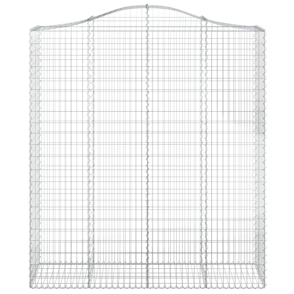 VidaXL Gabionengewölbe 200x50x220 240 cm aus verzinktem Eisen
