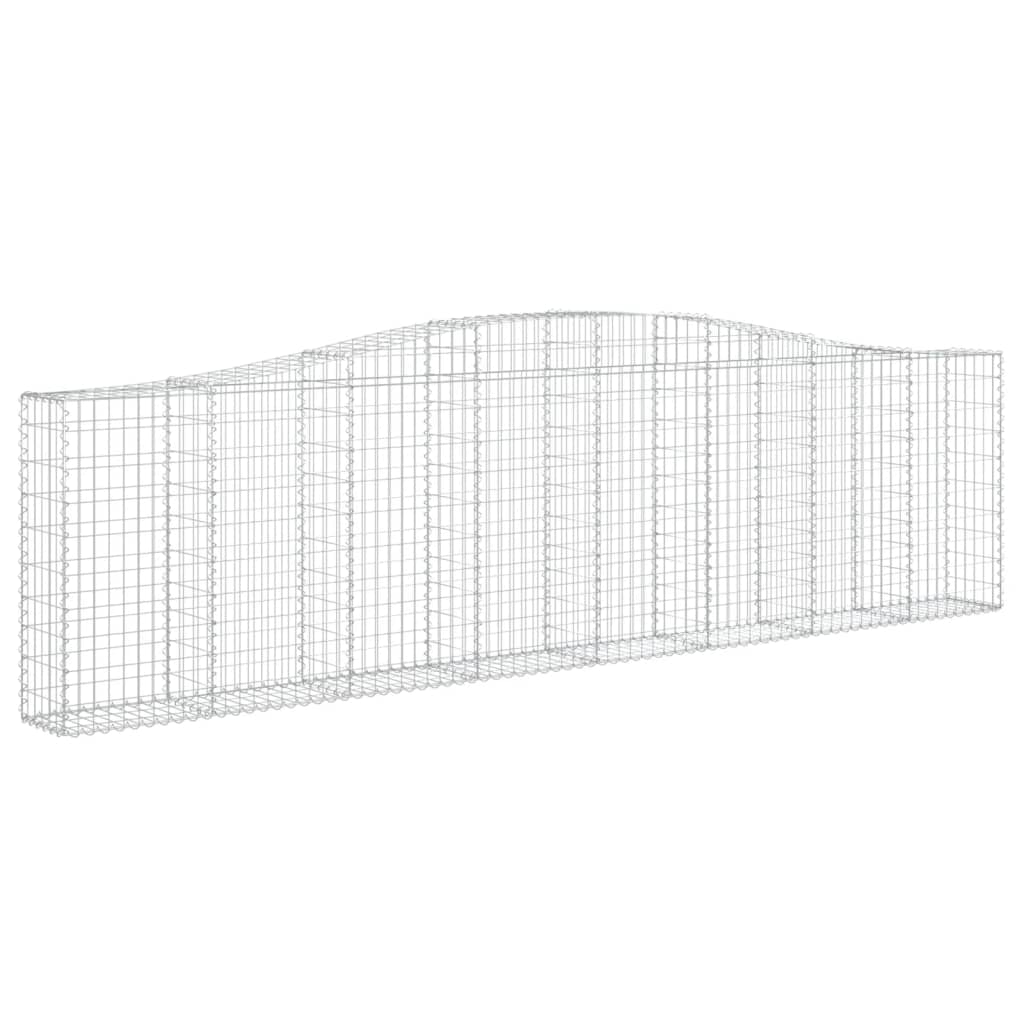 VidaXL Gabionengewölbe 400x30x100 120 cm aus verzinktem Eisen
