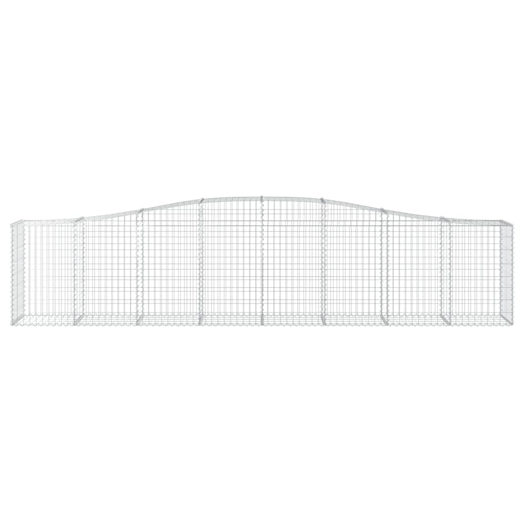 VidaXL Gabionengewölbe 400x50x80 100 cm aus verzinktem Eisen