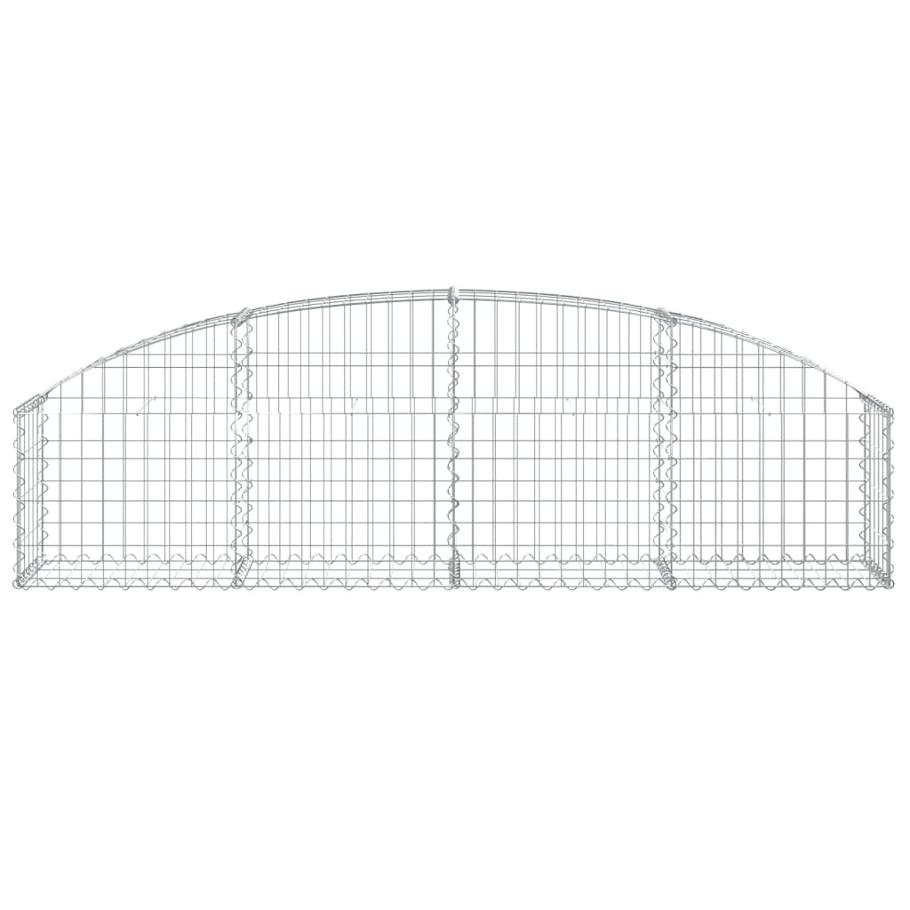 Vidaxx Gabione gewölbt 200x30x40 60 cm verzinktes Eisen