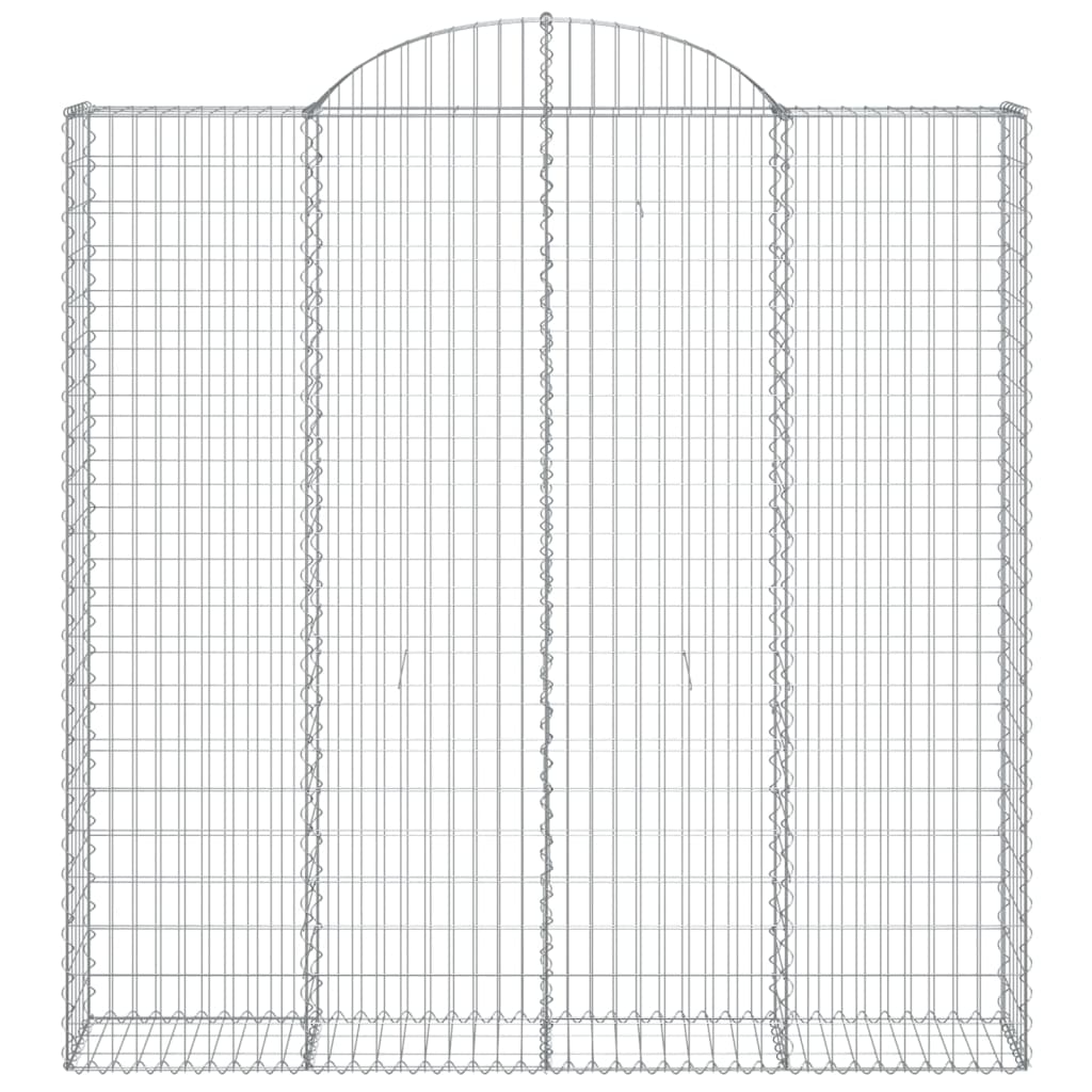 VidaXL Gabionengewölbe 200x30x200 220 cm aus verzinktem Eisen
