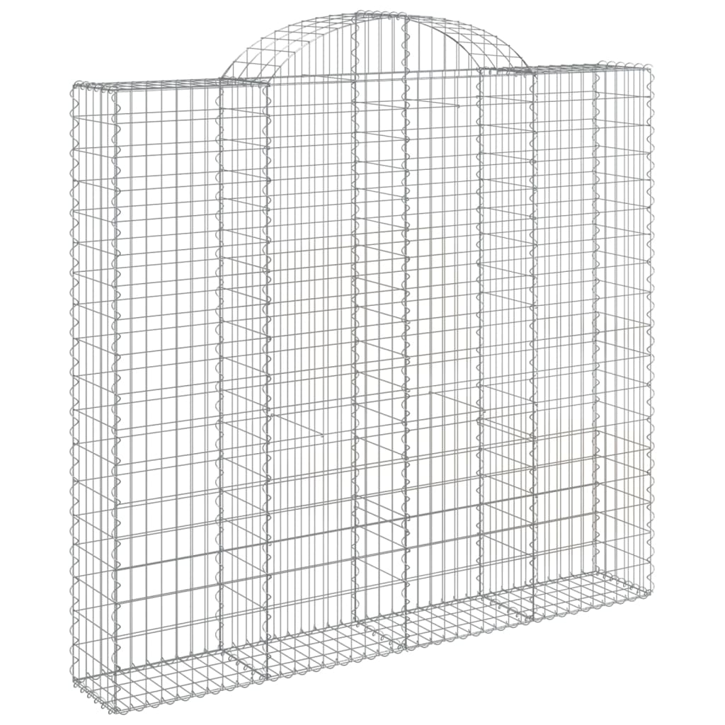 VidaXL Gabionengewölbe 200x50x180 200 cm aus verzinktem Eisen