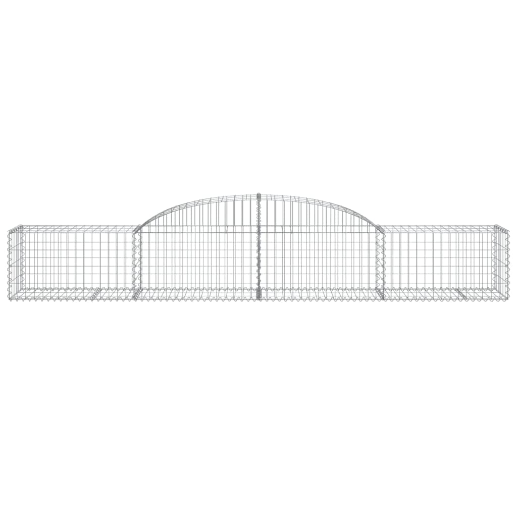 Vidaxx Gabione gewölbt 300x50x40 60 cm verzinktes Eisen