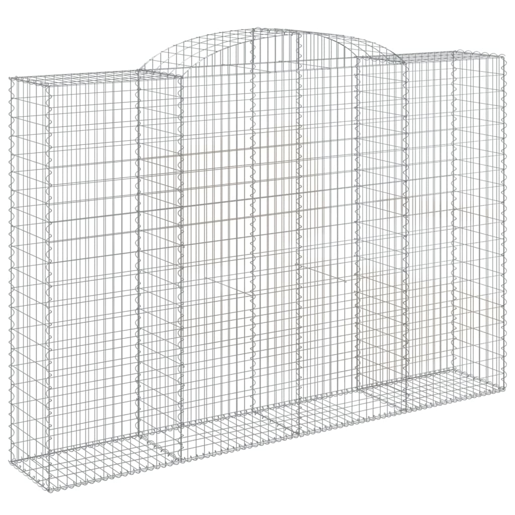 VidaXL Gabionengewölbe 300x50x200 220 cm aus verzinktem Eisen