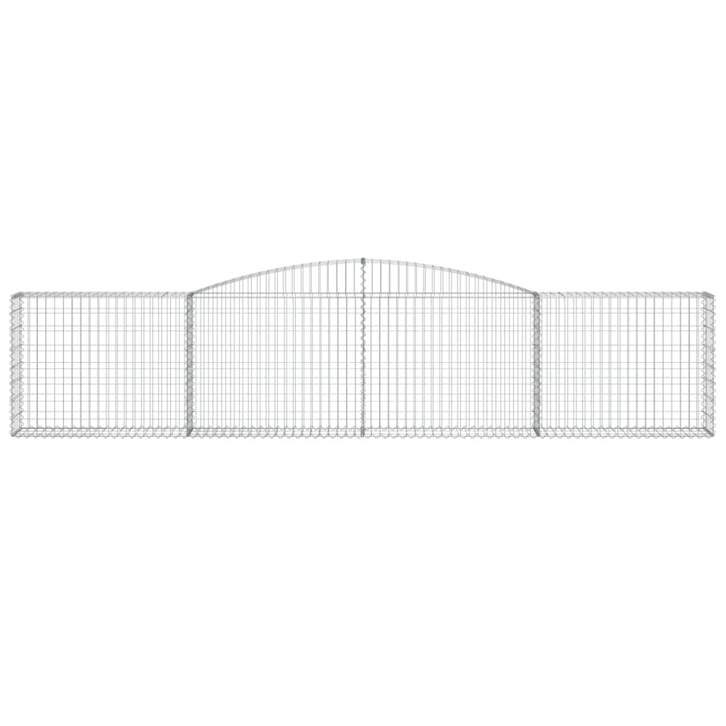 VidaXL Gabionengewölbe 400x30x80 100 cm aus verzinktem Eisen