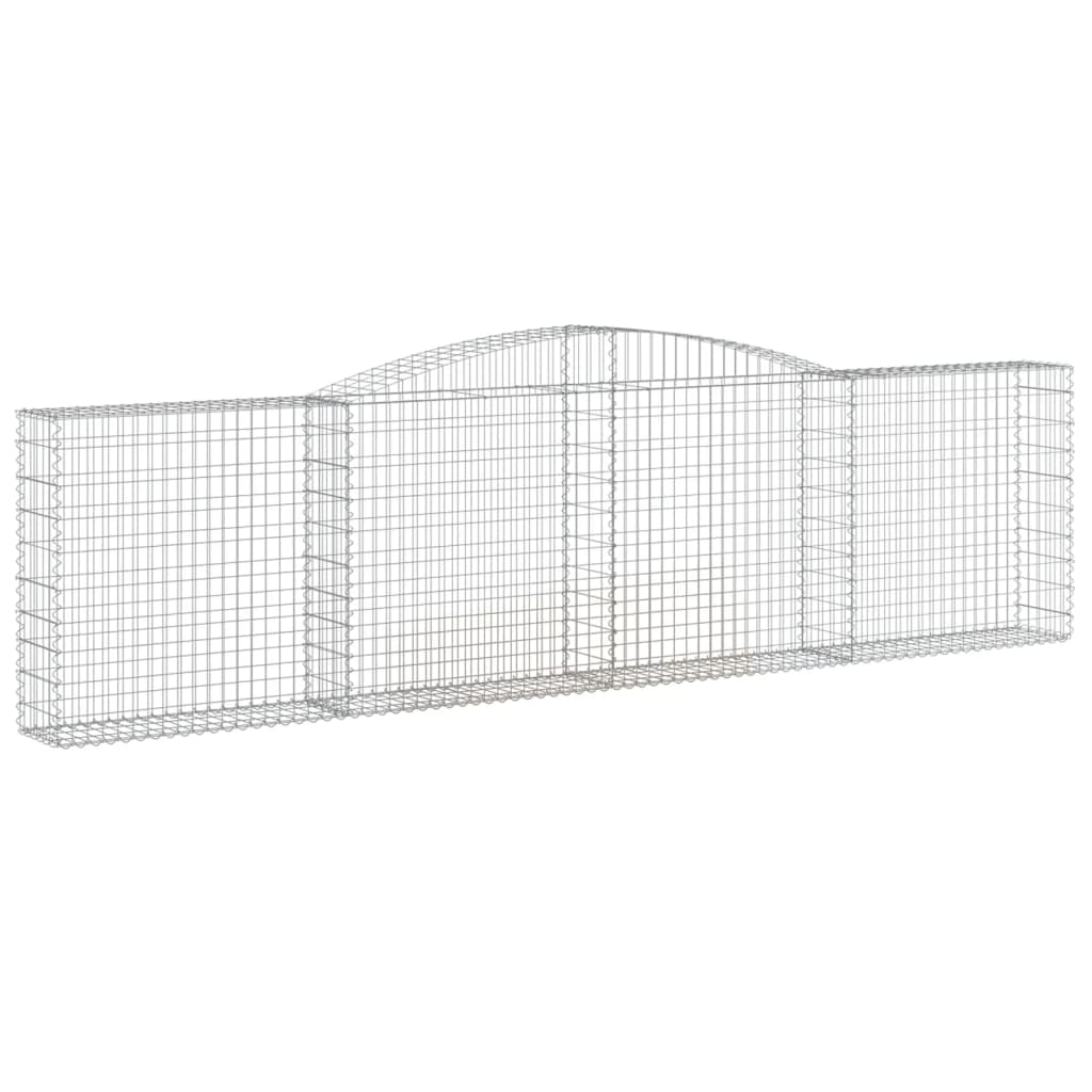 VidaXL Gabionengewölbe 400x30x100 120 cm aus verzinktem Eisen