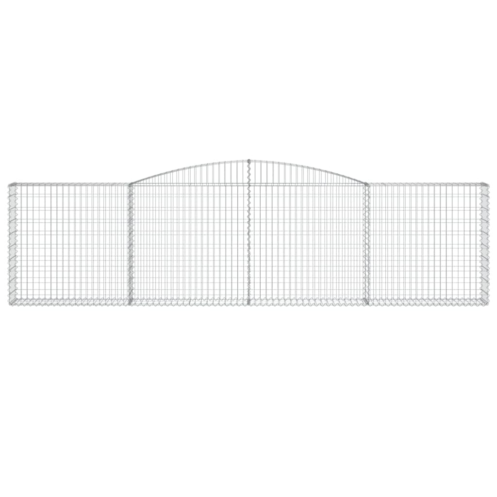 VidaXL Gabionengewölbe 400x30x100 120 cm aus verzinktem Eisen