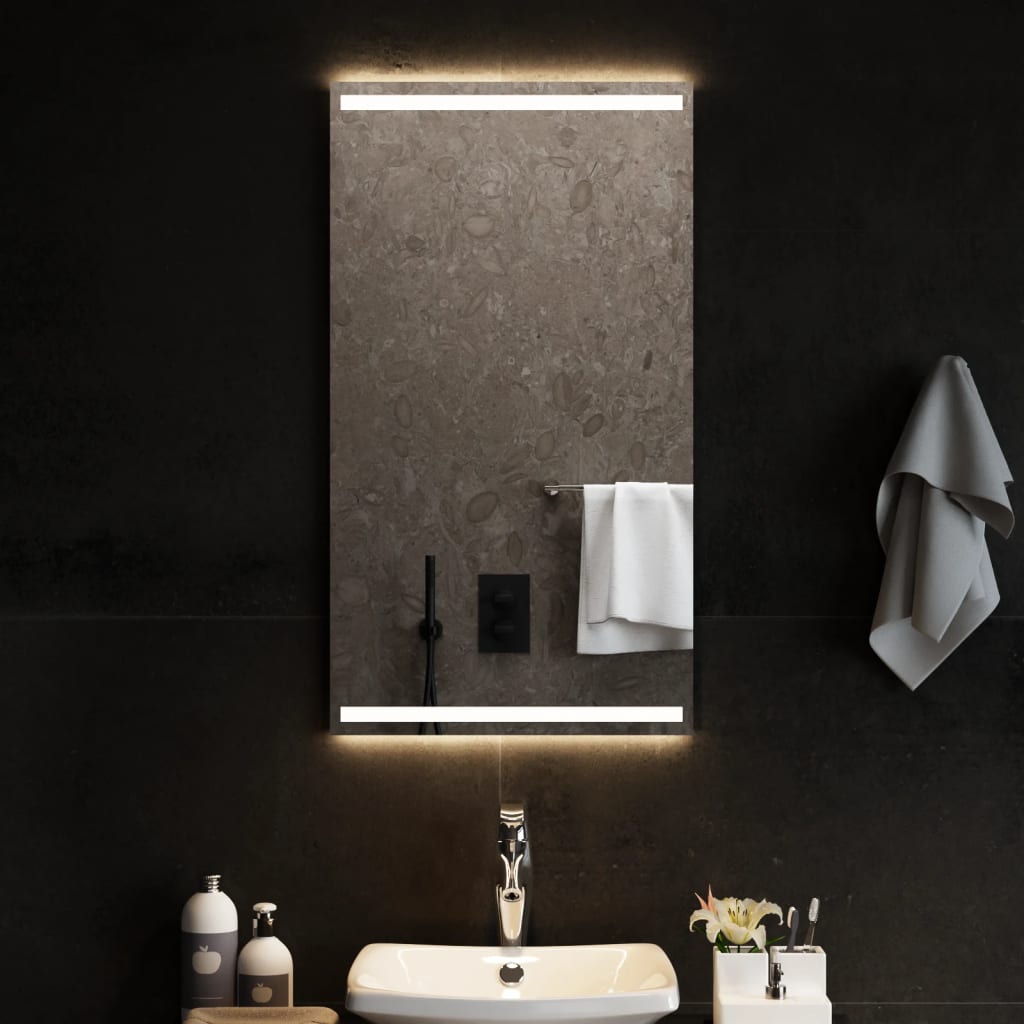 VidaXL Badezimmerspiegel LED 50x90 cm