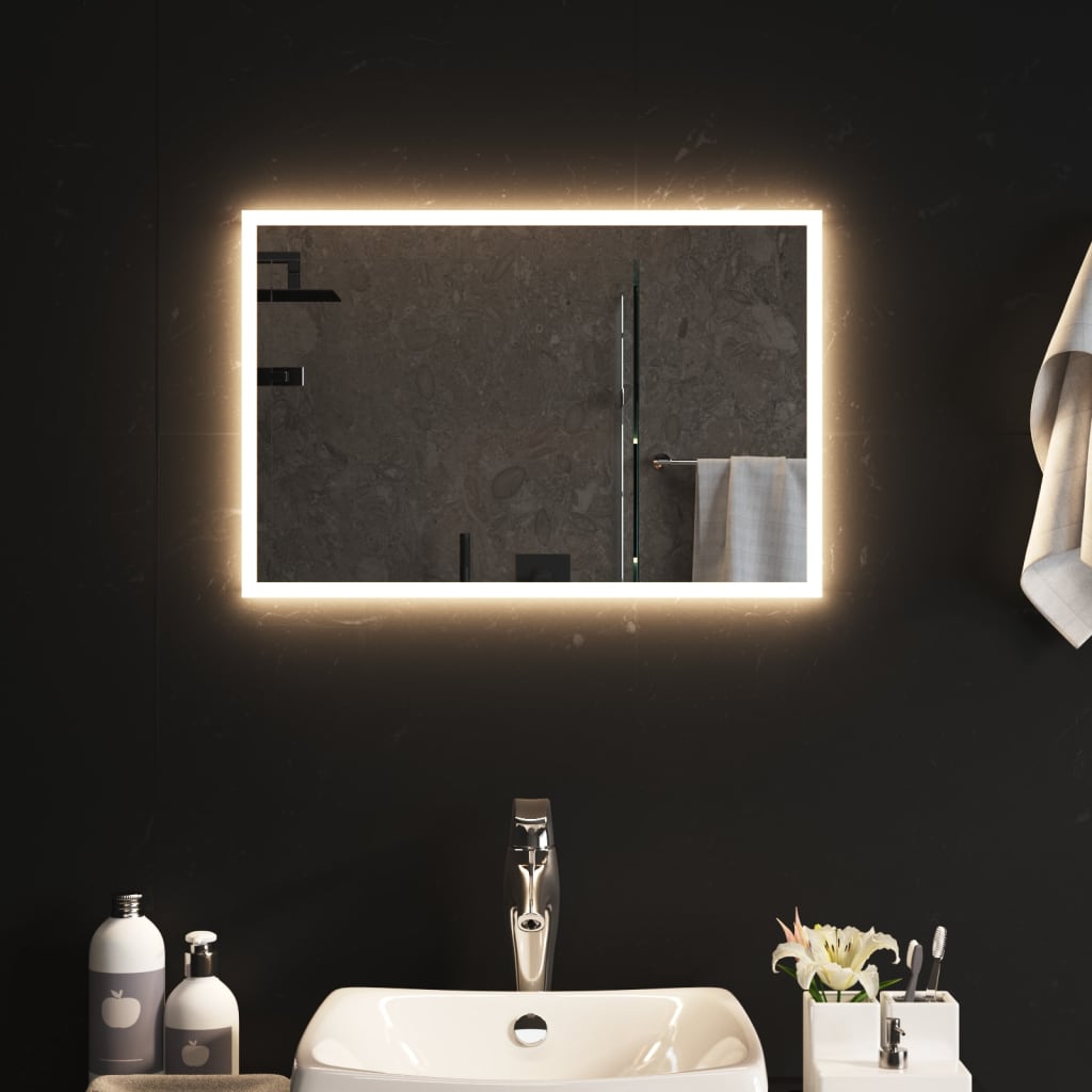 VidaXL Badezimmerspiegel LED 40x60 cm