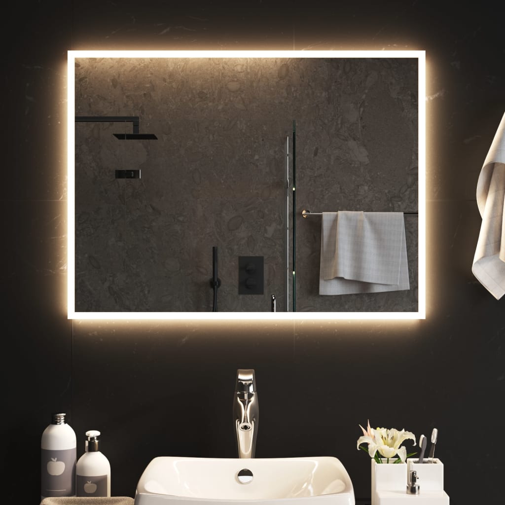 VidaXL Badezimmerspiegel LED 60x80 cm