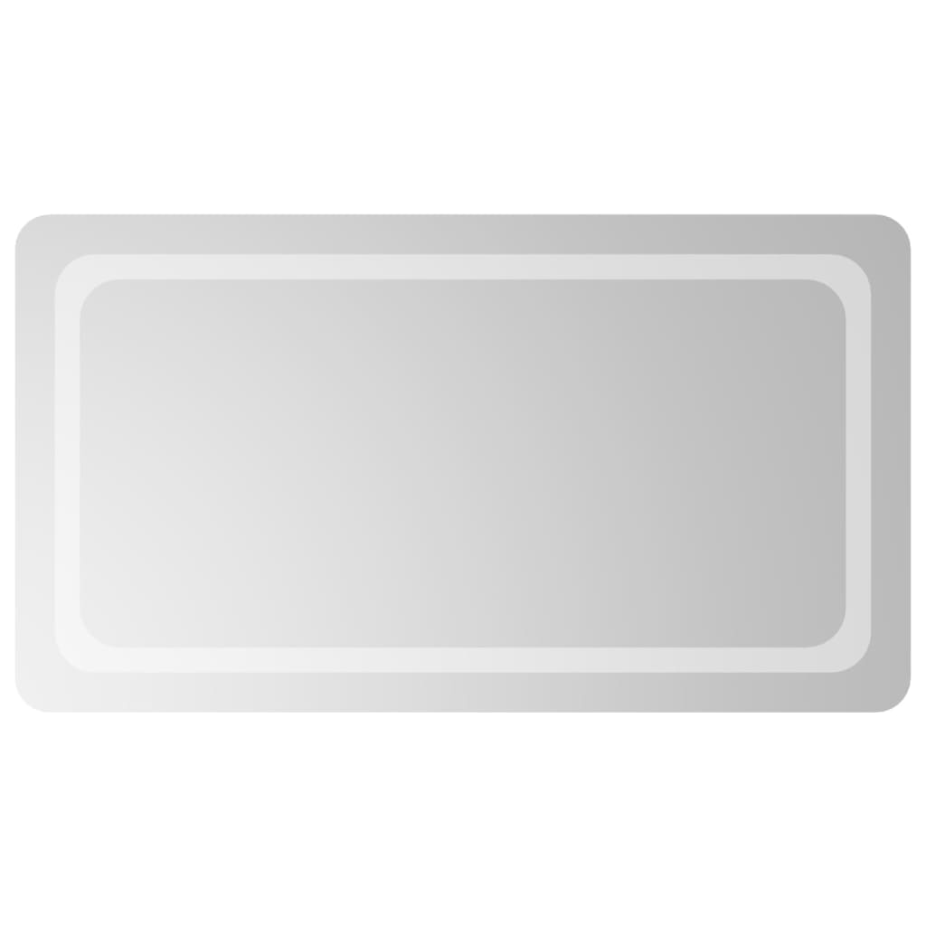 Vidaxl badkamerspiegel led 50x90 cm