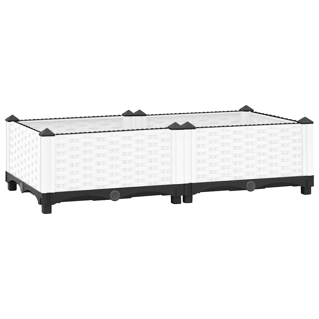 Vidaxx Pflanzgefäß erhöht 80x40x23 cm Polypropylen