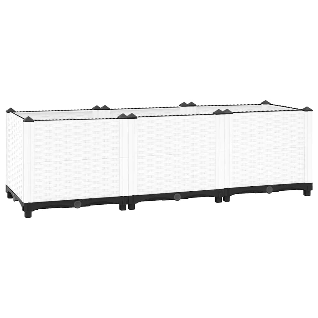 Vidaxx Pflanzgefäß erhöht 120x40x38 cm Polypropylen