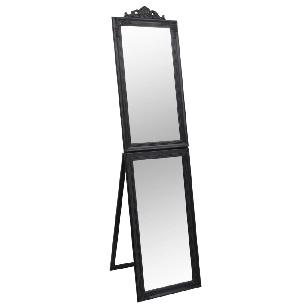 Vidaxx Spiegel freistehend 40x160 cm schwarz