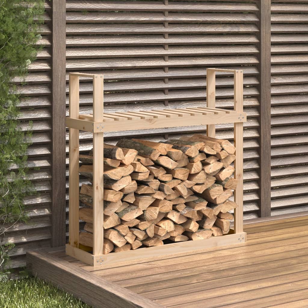 Vidaxx Kaminholzregal 110x35x108,5 cm massives Kiefernholz