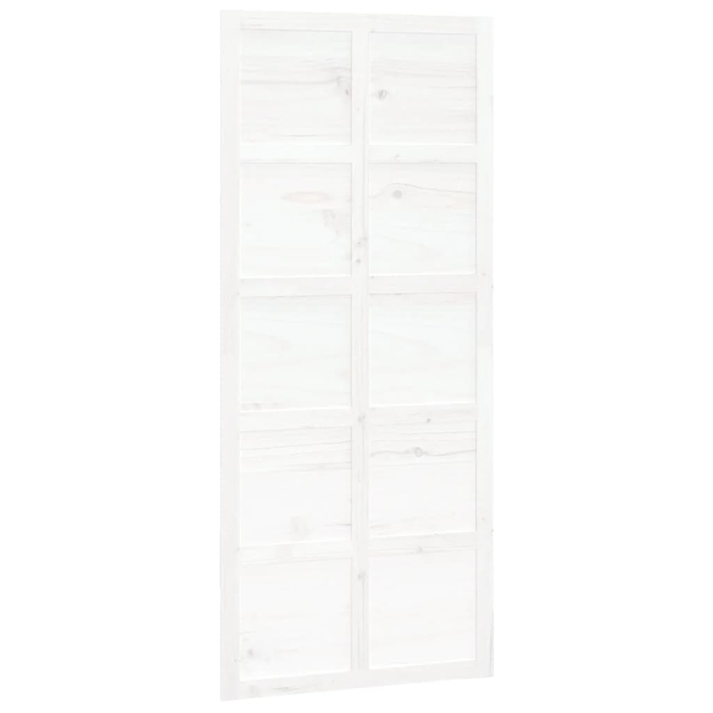 VidaXL Schiebetür 90x1,8x214 cm massives Kiefernholz weiß