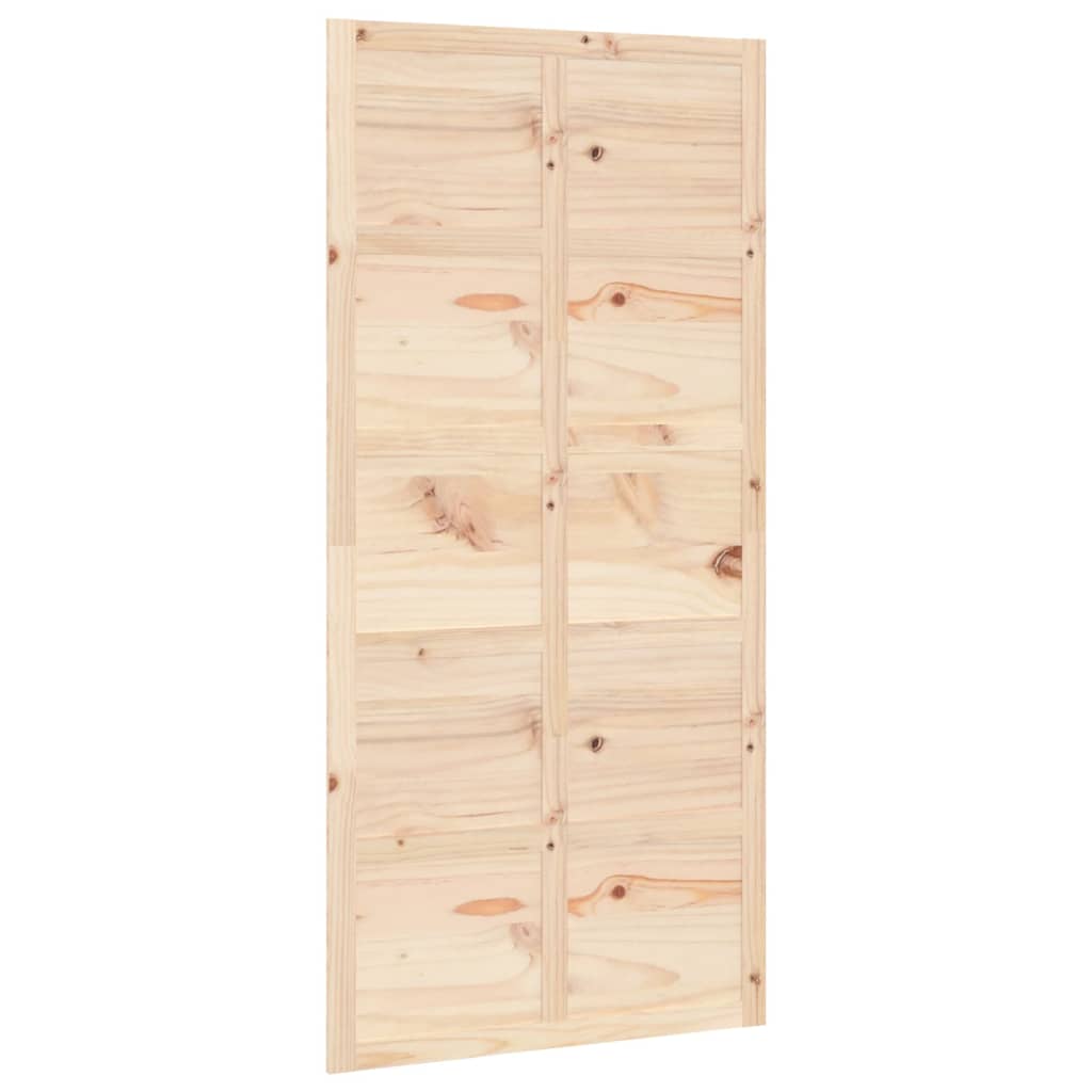 Vidaxx Schiebetür 100x1,8x214 cm massives Kiefernholz