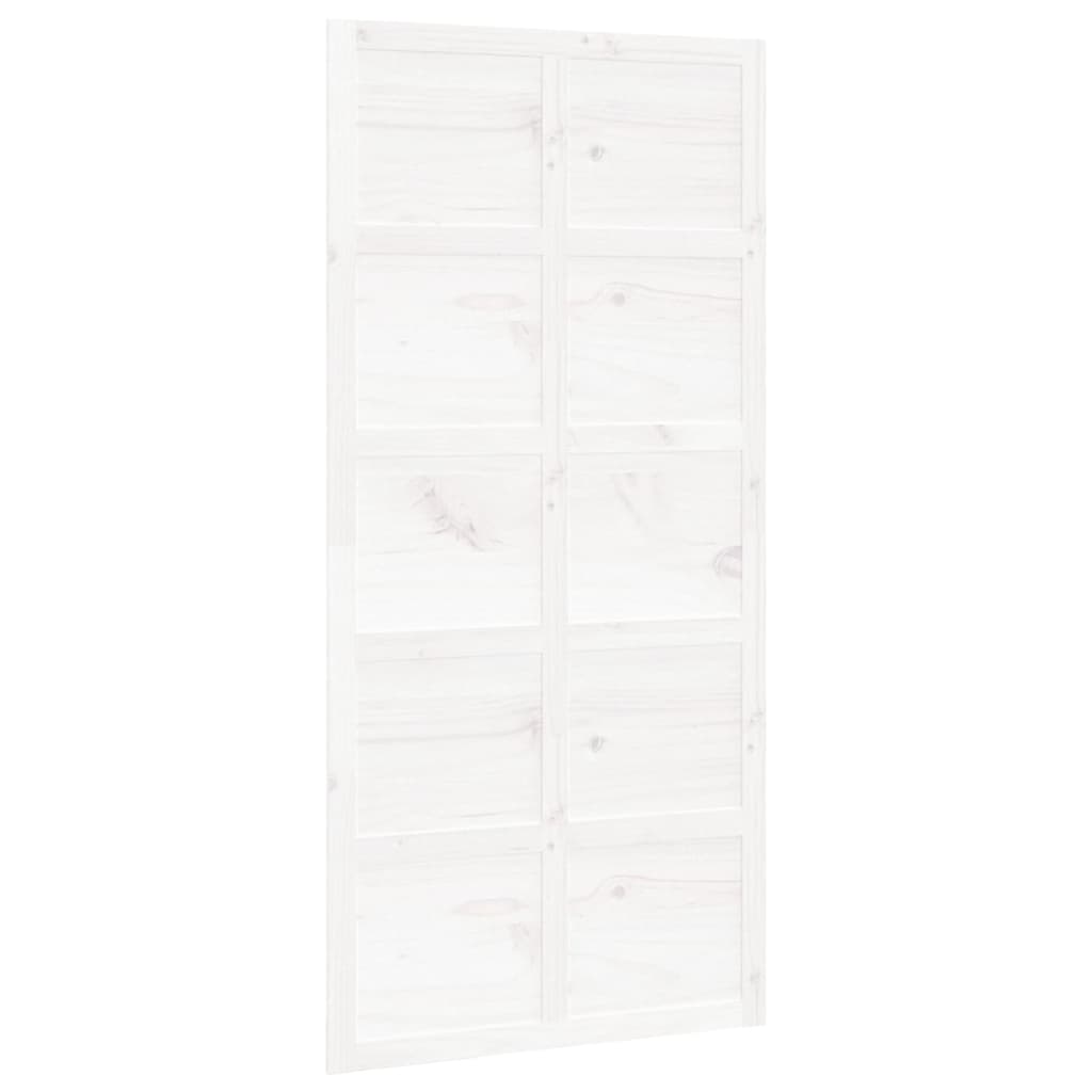 VidaXL Schiebetür 100x1,8x214 cm massives Kiefernholz weiß