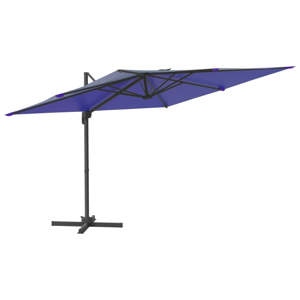 Vidaxx schwimmender Sonnenschirm mit Aluminiumstange 400x300 cm azurblau