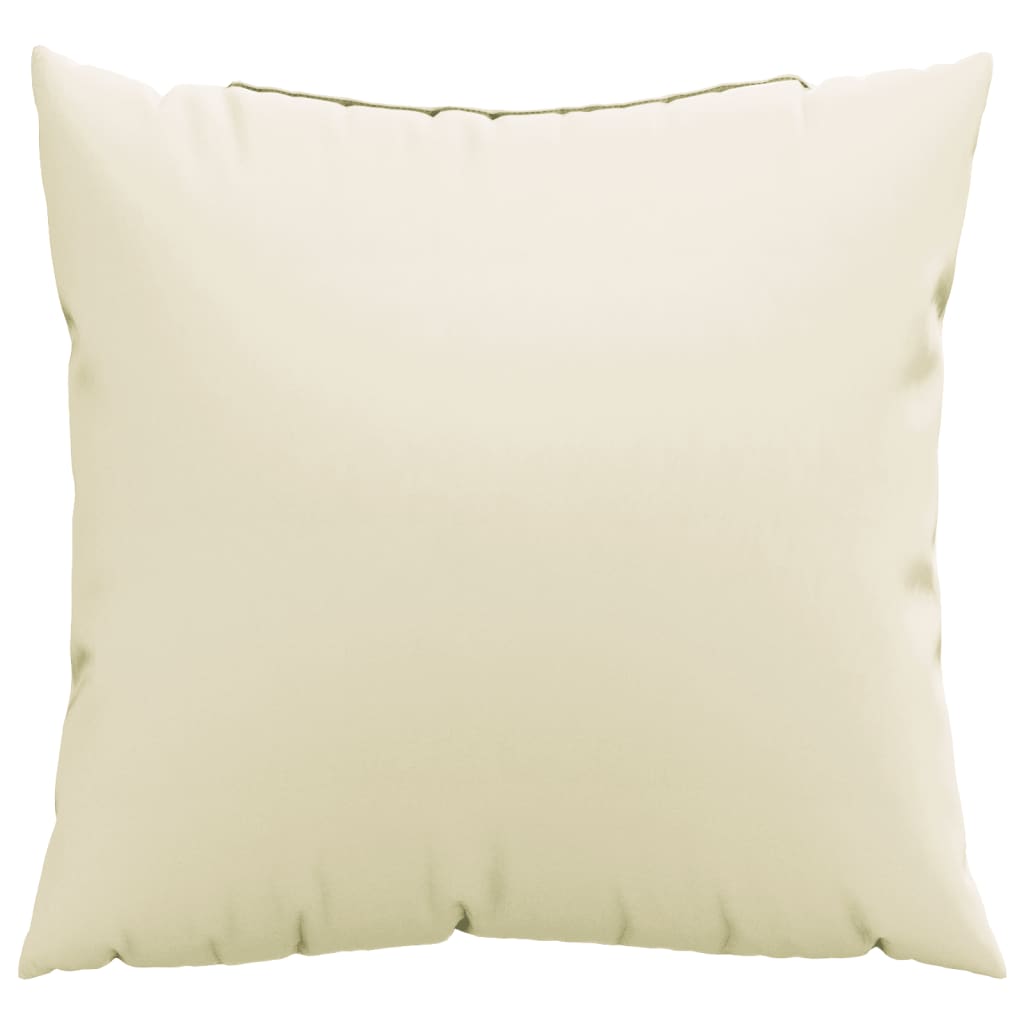 Vidaxx Sofakissen 4 Stück 60x60 cm Stoff cremefarben