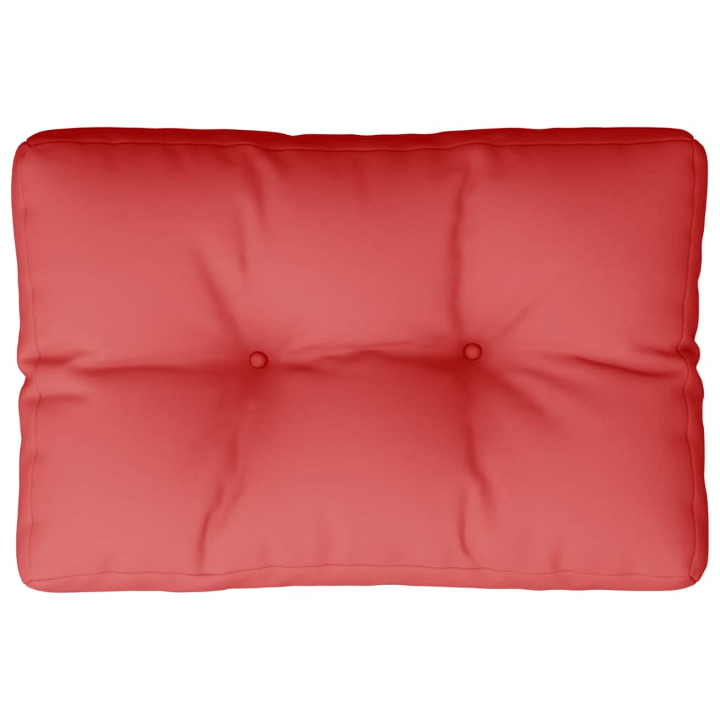 VidaXL Palettenkissen 50x40x12 cm Stoff rot