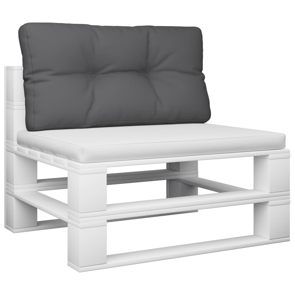 Vidaxx Palettenkissen 70x40x12 cm Stoff Anthrazit