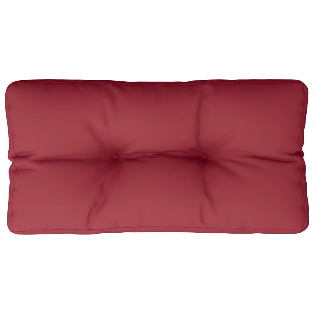 VidaXL Palettenkissen 70x40x12 cm Stoff weinrot