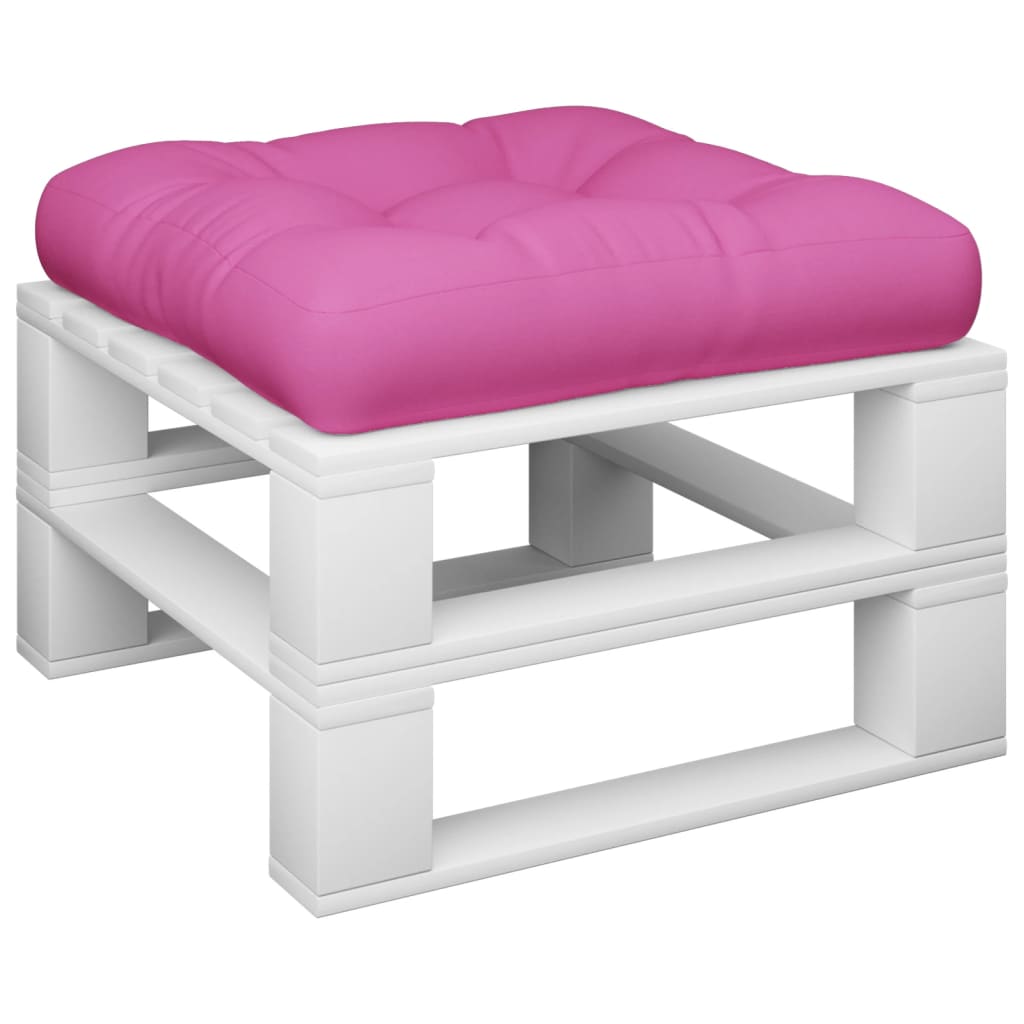 VidaXL Palettenkissen 60x61,5x10 cm Oxford-Stoff rosa