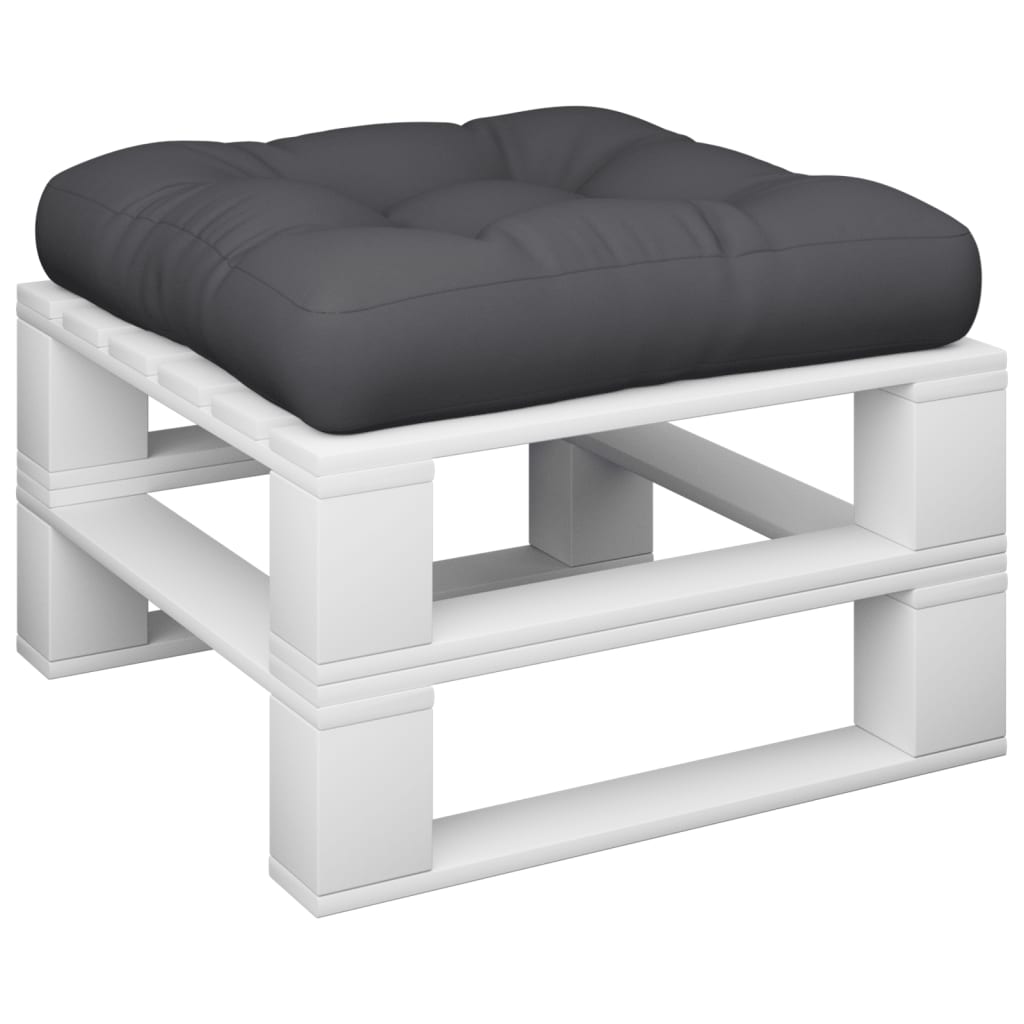 VidaXL Palettenkissen 58x58x10 cm Stoff schwarz