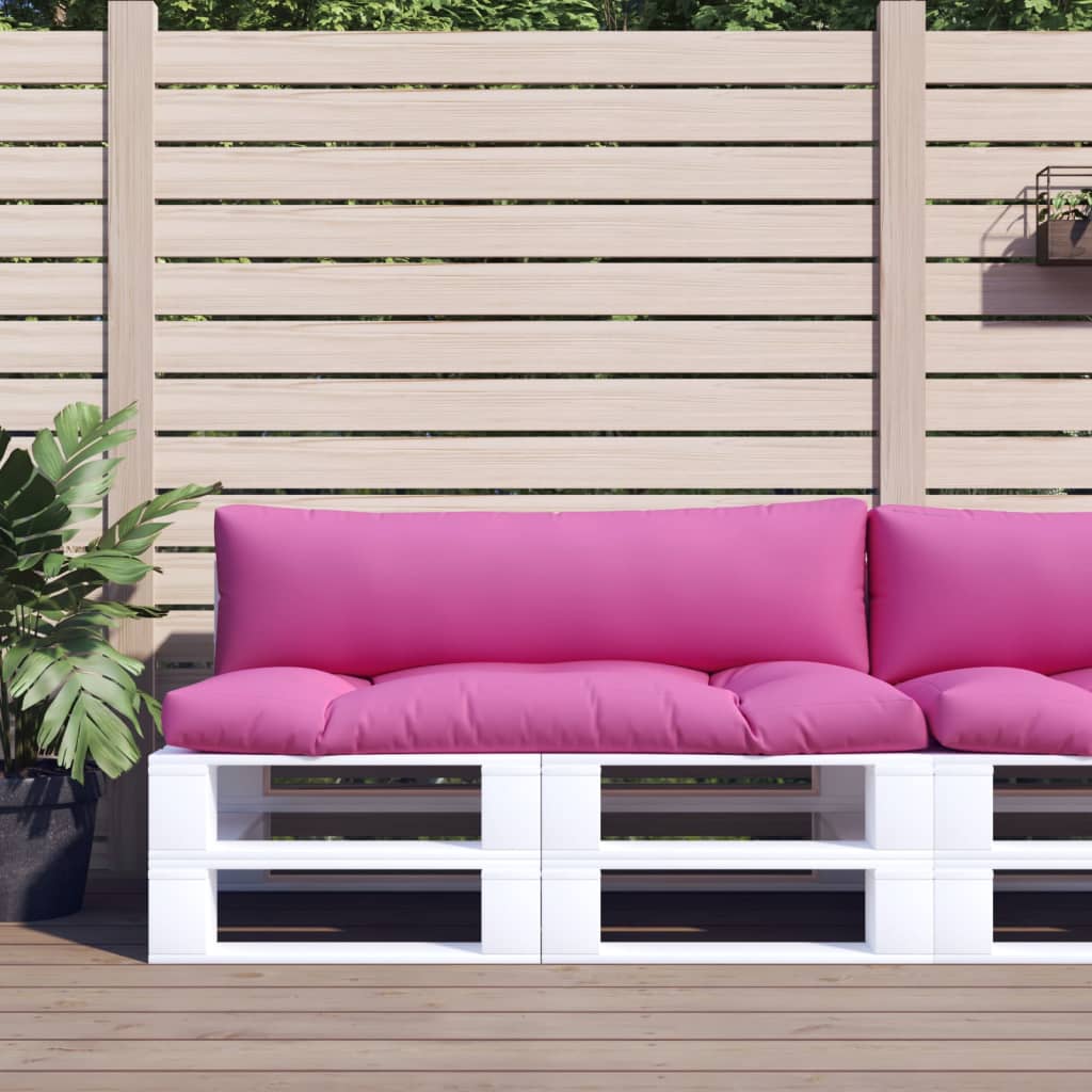VidaXL Palettenkissen 2 Stk. Oxford-Stoff rosa