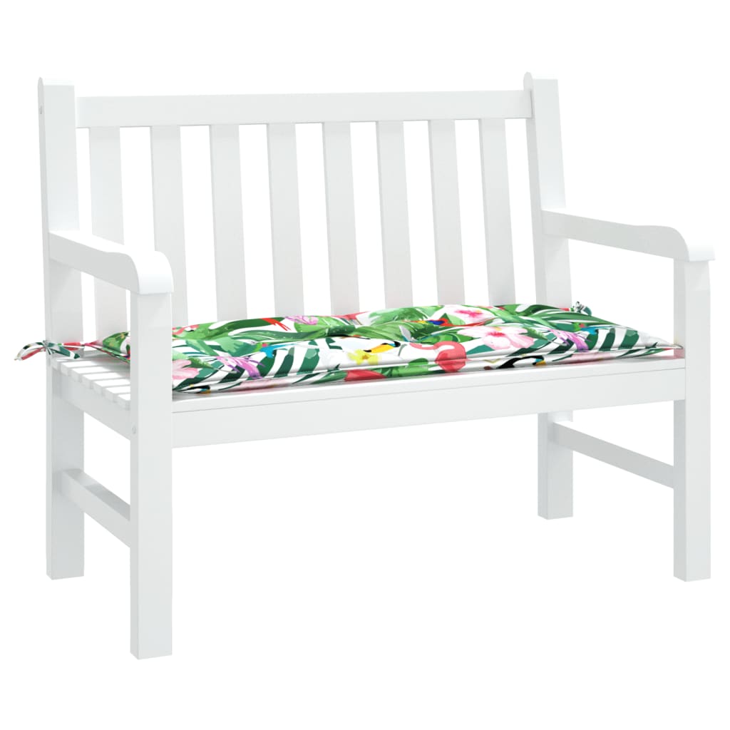 VidaXL Gartenbankauflage 100x50x7 cm Oxford-Stoff mehrfarbig
