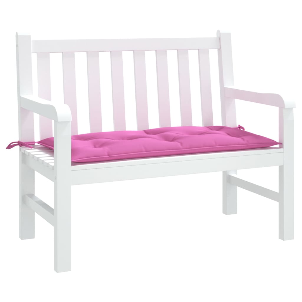 Vidaxx Gartenbankauflage 100x50x7 cm Oxford-Stoff rosa