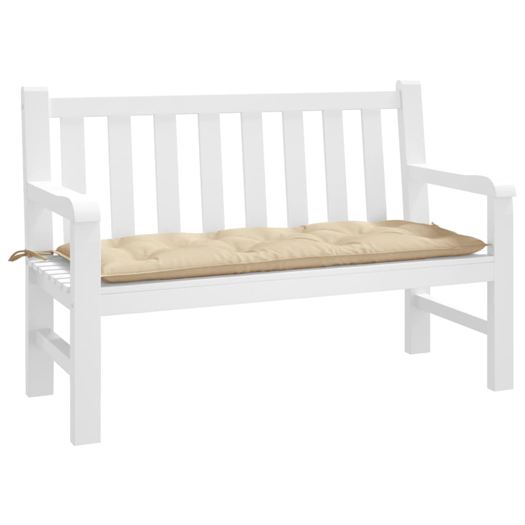 Vidaxx Gartenbankauflage 120x50x7 cm Oxford-Stoff beige