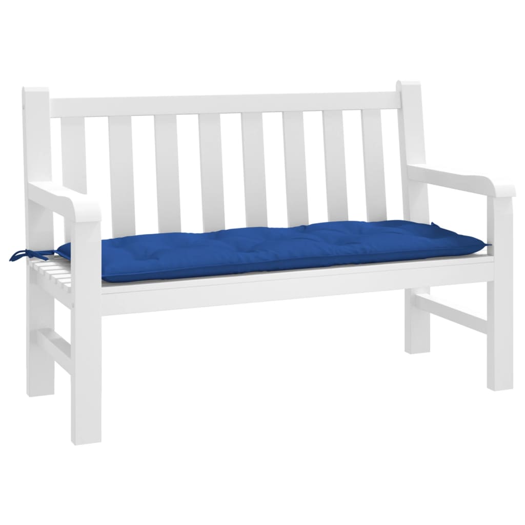 VidaXL Gartenbankauflage 120x50x7 cm Oxford-Stoff blau