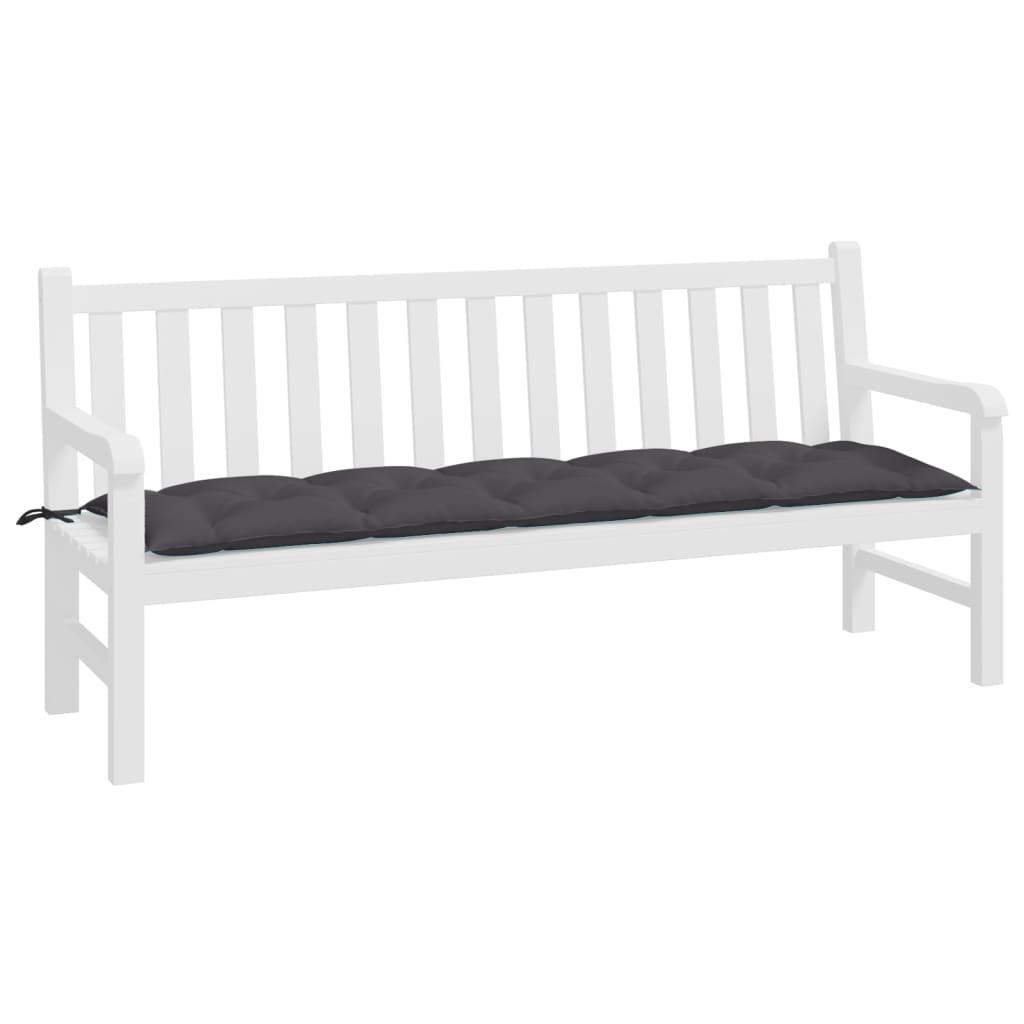 Vidaxx Gartenbankauflage 180x50x7 cm Oxford-Stoff anthrazit